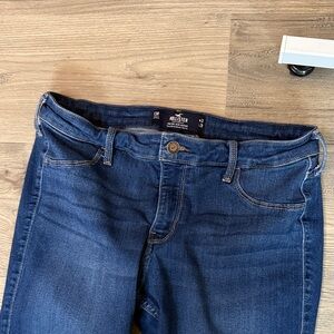 Hollister Women's High Rise Dark Blue Jeans